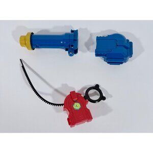 Beyblade Launcher Grip Blue Ripcord Hasbro Tomy Sagittario Metal Fight Fusion